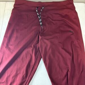Burgundy Puma Leggings With Drawstring (XL)